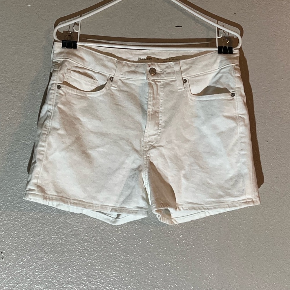 Women’s White Jean Shorts